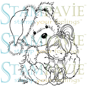 Laurence Design Stamps - Tobi's Christmas Cuddle