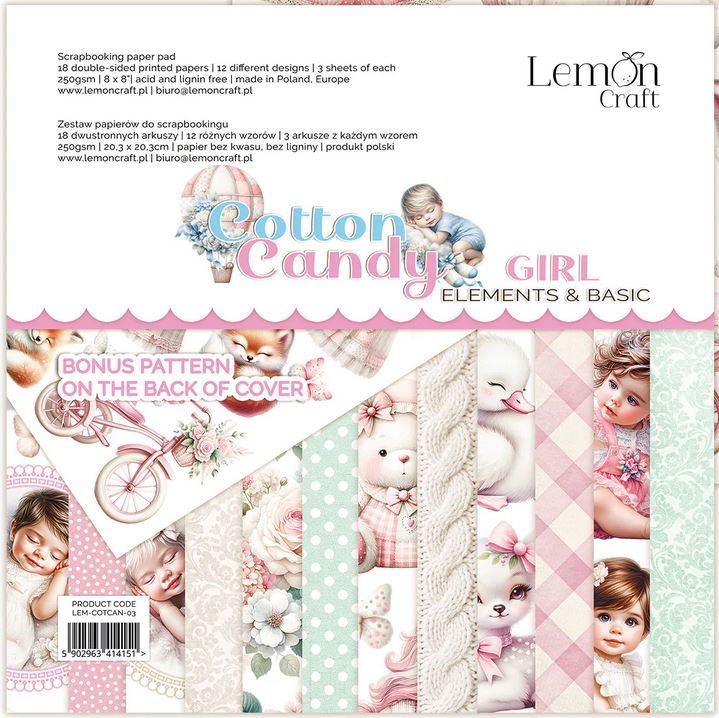LemonCraft Cotton Candy Elements GIRL - Elements & Basics