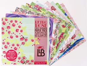 Llewelyn-Bowen Retro Rose - 12x12 Paper Pad