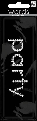 Urban Bling Rhinstone Words - Party