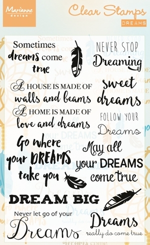 Marianne Design Dreams Clear Stamps (0975)