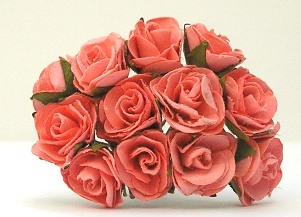 Flowers - Small Rose Cherry Pink