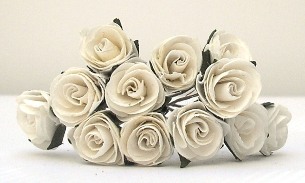 Flowers - Small Rose White