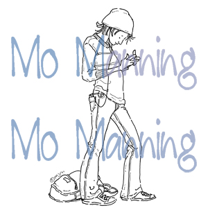 Mo Manning Stamps - Paul texting
