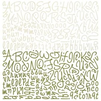 Basic Grey Marjolaine Alphabet Stickers
