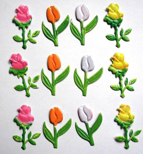 Mixed Metal Flowers (Roses and Tulips)