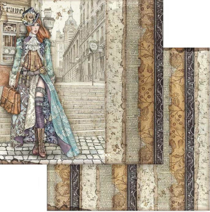 Stamperia Double-Sided Paper - Lady Vagabond (SBB762)
