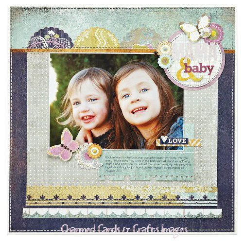 Layout Example 1 using the Plumeria collection.