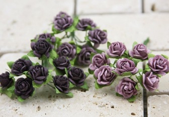 Prima Mini Roses - Purple Deep (35575)
