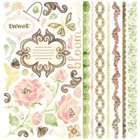 Basic Grey Porcelain Element Stickers