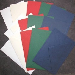 Plain Cards & Envelopes (A6) - Assorted Bright