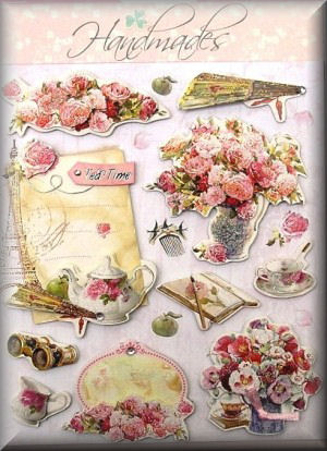 Handmade Dec Everyday L/P  -  TEA TIME & ROSES (8094)