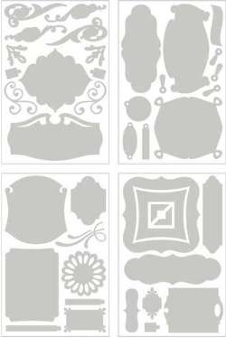 Basic Grey Periphery  Chip Shapes