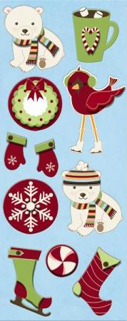Imaginisce Polar Expressions - Cozy Stickers Stackers 
