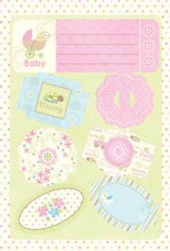 Imaginisce Baby Powder Lickity Split Stickers