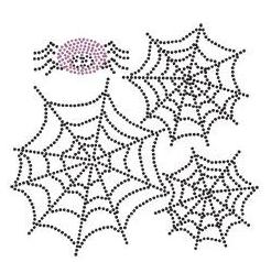 Imaginisce Hallowhimsy - Dotted Raised Goosebump Stickers Cobwebs  
