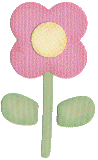 QuicKutz Dies - KS-0537 Daisy with Leaves and Stem