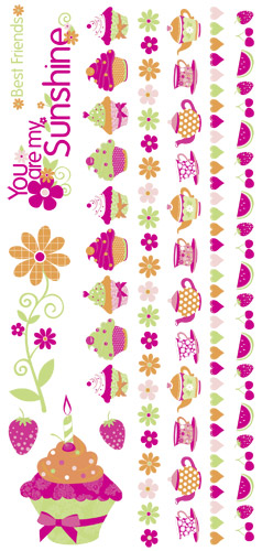 Kaisercraft Candy Lane - Coloured Rub-Ons