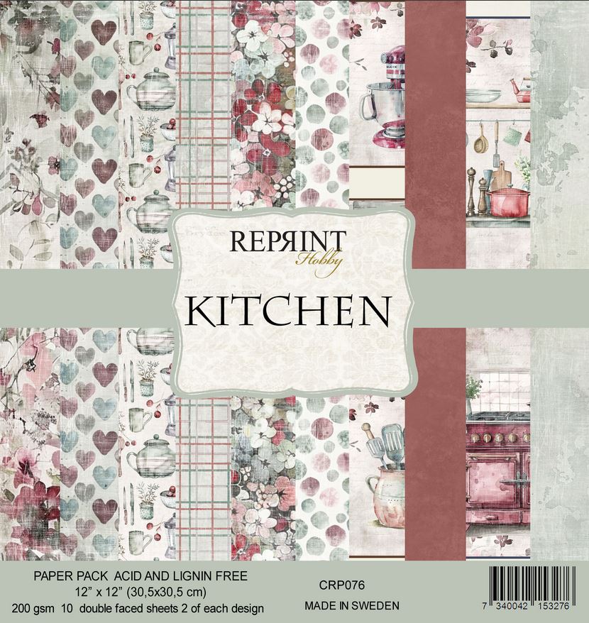Reprint Kitchen 12x12 Paper Pack