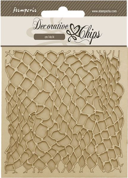 Stamperia Songs of the Sea Decorative Chips Net (SCB187)