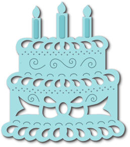 25% OFF SPECIAL: Sweet Dixie Mini Craft Dies -  Birthday Cake (SDD122)
