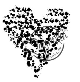 Magnolia Stamps - Scattered Heart
