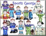 Downloads - Sporty George (White Background)