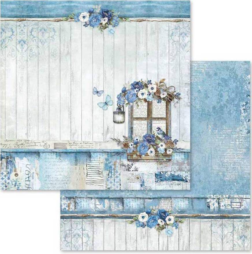 Stamperia Blue Land Double-Sided Paper - Window (SBB561)