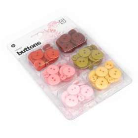 Basic Grey Sugared Buttons