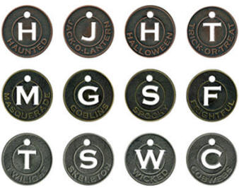 Tim Holtz Idea-ology Muse Tokens (Halloween)