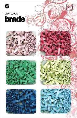 Basic Grey Two Scoops - Bulk Brads