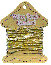 Wire Bead Garland - Yellow/Multi
