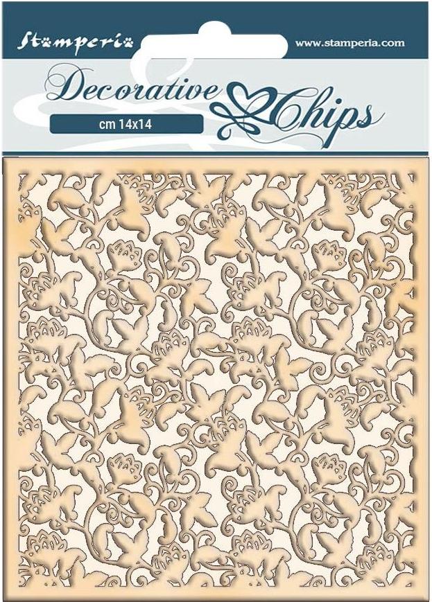 Stamperia Decorative Chips - Winter Tales RAMAGE (SCB65)
