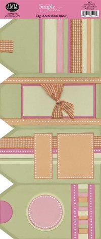 AMM Simple Sweet Tag Accordion Book - Juicy