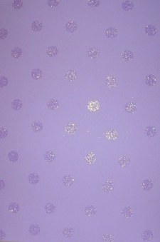 A4 Glitter Card - Polka Dots Amthyst