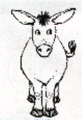 Inca Stamps - Donkey (8211-B)