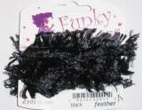 Black Feather Fibre (2 yards)