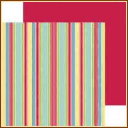 3 Bugs in a Rug Blossom - Stripe  (double-sided)