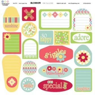 3 Bugs in a Rug Blossom - Tags