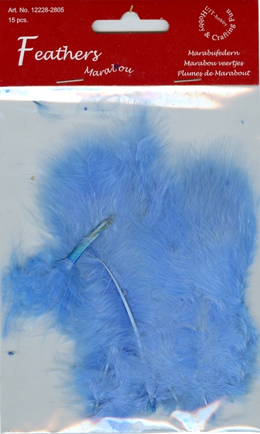 Marabou Feathers BLUE (2805)