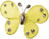 Wired Butterfly Yellow 