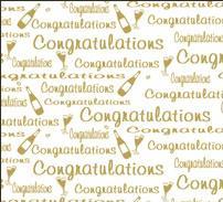 Occasions Vellum - Congratulations Wedding/Anniversary Gold