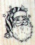 Stamps - Holly Santa (C391)