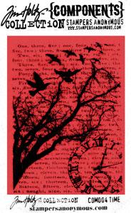 Tim Holtz Unmounted Stamps - Time (COM004)