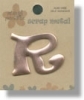 Copper Metal Alphabet - R