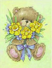 Découpage - Bear Bouquet (Large)