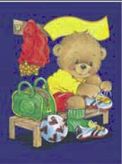 Découpage -  Football Bear (308)