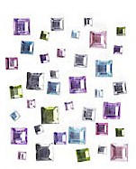 Acrylic Stick-On Rhinestones - Pastels