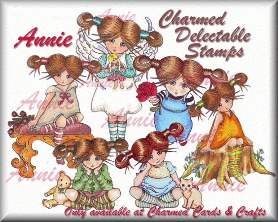 Delectable Stamps from Charmed Cards & Crafts. Click to see the range