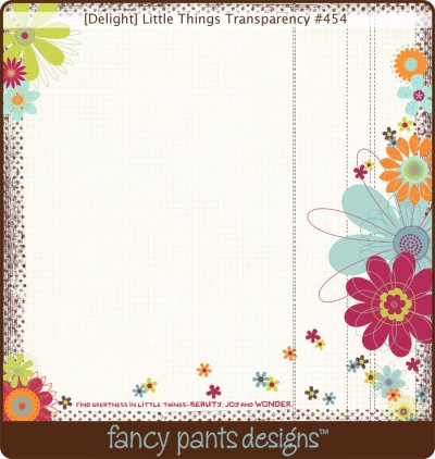 Fancy Pants Delight - Little Things Transparency
